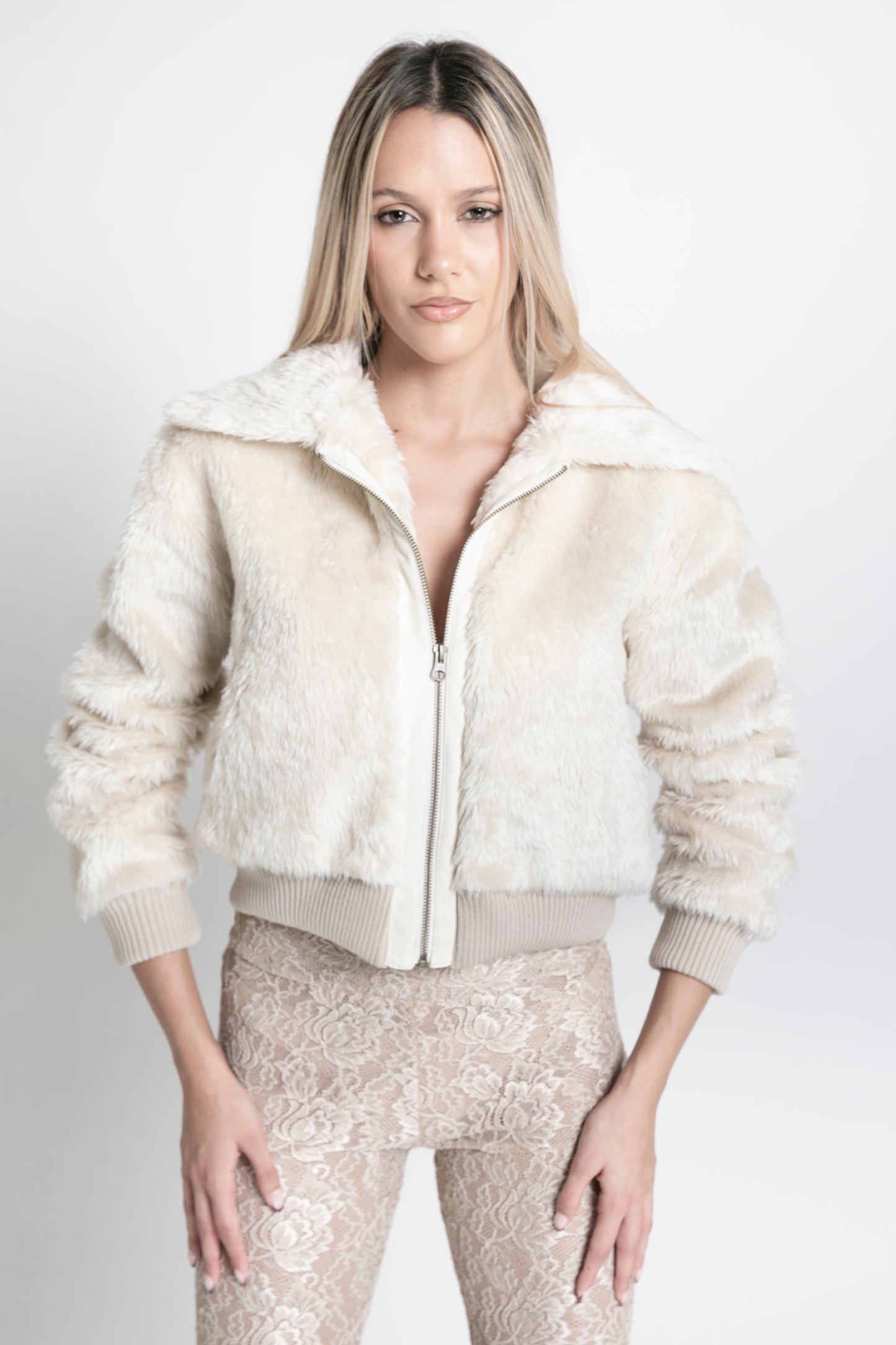 Campera Roma white off